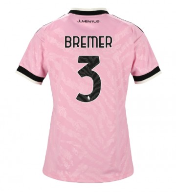 Juventus Gleison Bremer #3 Replika Bortatröja Damer 2026-27 Kortärmad